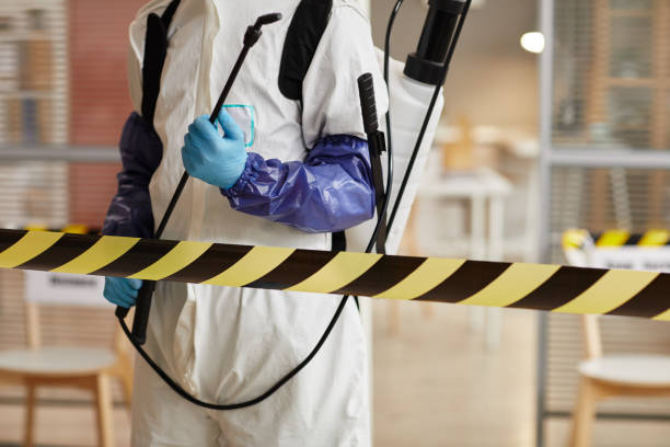 Professional Biohazard technician working in Quogue, NY